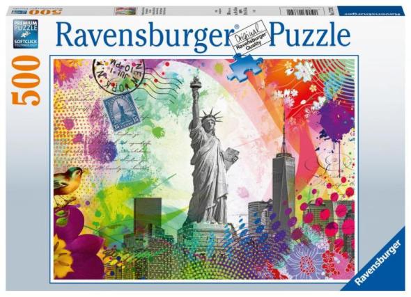 Ravensburger Pohľadnica z New Yorku 500 dielikov