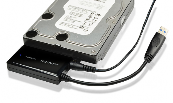 AXAGON USB3.0 - SATA 6G HDD FASTport3 adaptér - USB adaptér s napájaním