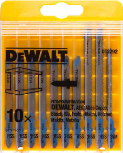 DEWALT DT2292 - sada pílových listov do kovu 10 dielna