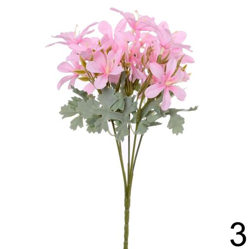 Kytica kvietky RUŽOVÁ 30cm - Umelé kvety