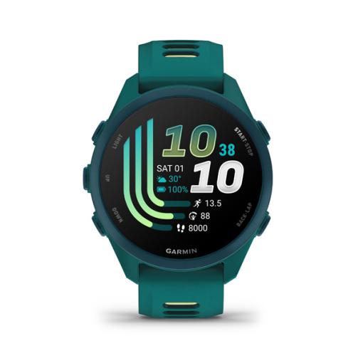 Garmin Forerunner 170 Music, Teal Green/Citron - Bežecké smart hodinky s GPS