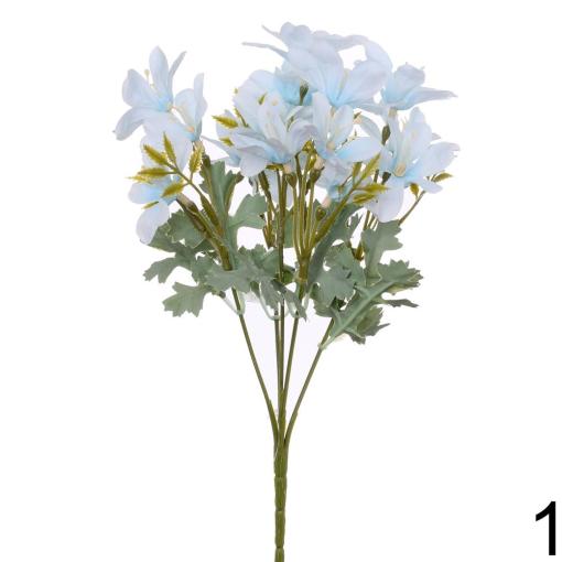 Kytica kvietky MODRÁ 30cm - Umelé kvety