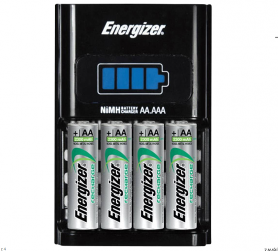 Energizer 1 hodinová nabíjačka + 4ks Extreme 2300 (AA) - Nabíjačka batérií + 4ks AA