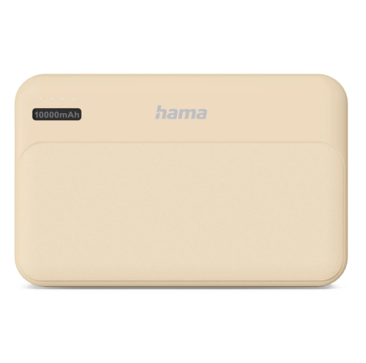 Hama Pocket 10 USB-C 10000mAh 2.1A pieskový - Power bank
