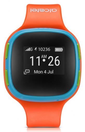 Alcatel MOVETIME Track&Talk Watch, Orange/Blue - Smart hodinky detské