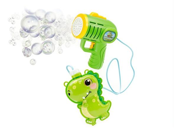 Wiky Bublifuk pištoľ s externou nádržkou dinosaurus 280 ml 15 cm