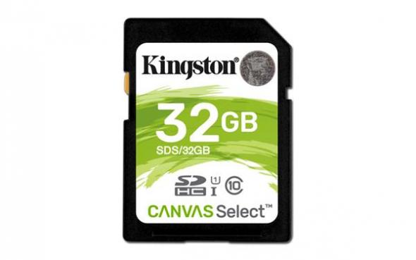 Kingston Canvas Select SDHC 32GB Class 10 UHS-I (r80MB,w10MB) - Pamäťová karta SD