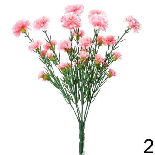 Kytica karafiát ružová 43cm - Umelé kvety
