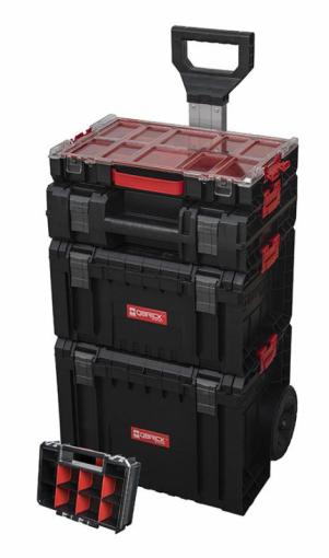 Strend Pro - Box QBRICK® System PRO Set 5v1 - Cart, Toolbox, Toolcase, Organizer 100 a Organizer Multi