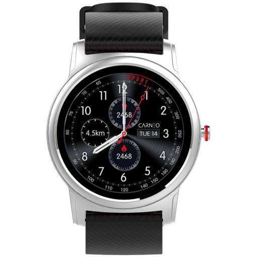 Carneo Prime platinum strieborné - smart hodinky