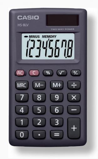 Casio HS 8 LV - Kalkulačka