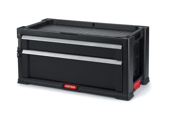Strend Pro - Box Keter® 17199303, TOOL CHEST, 2 zásuvky, 560x260x290 mm, na náradie