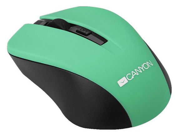 Canyon MW-1 čierno-zelená - Wireless optická myš