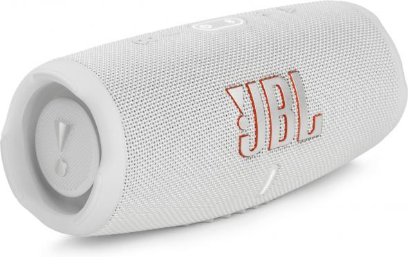 JBL CHARGE5 biely - Prenosný Wi-Fi a Bluetooth reproduktor