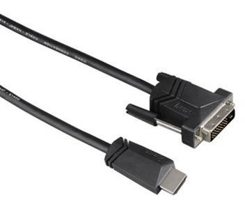 Hama kábel HDMI vidlica - DVI-D vidlica, 1.5m - kábel HDMI - DVI-D