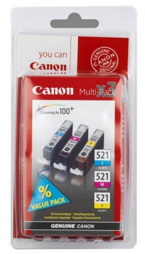 Canon CLI-521 set CMY - Náplne pre tlačiareň