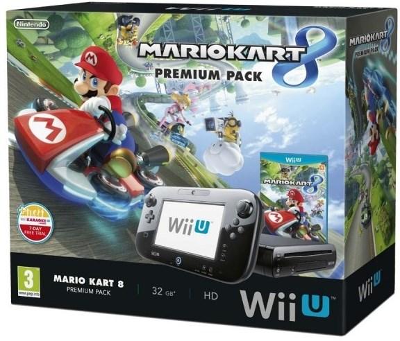 Nintendo Premium Pack Black + Mario Kart 8 - Herná konzola + hra
