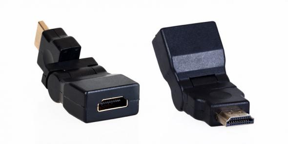 Acoustique Quality HDMI 360° flexibilná prechodka - Adaptér HDMI
