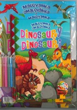 FONI-BOOK Maľovanka s aktivitami Dinosaury - Kniha