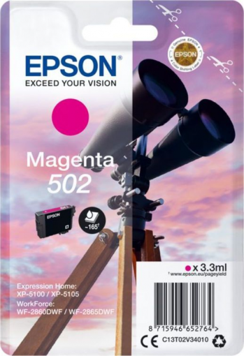 Epson 502 magenta XP-5100 3.3ml - Náplň pre tlačiareň