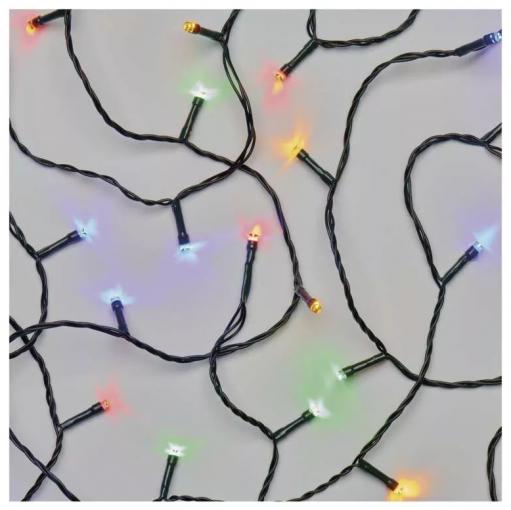 Emos LED vianočná reťaz 50m multicolor, časovač - Vianočné osvetlenie vonkajšie aj vnútorné