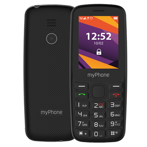 myPhone 6410 LTE čierny - Mobilný telefón senior