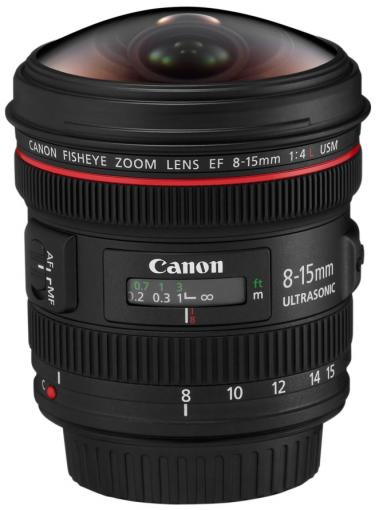 Canon EF 8-15mm f/4L Fisheye USM - Objektív