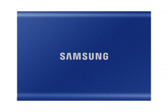 Samsung T7 1TB blue - SSD prenosný disk USB-C 3.1
