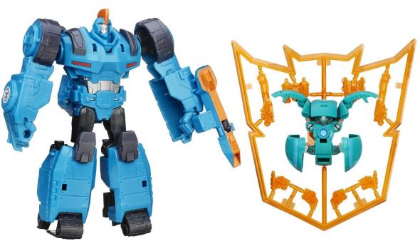 Hasbro Transformers RID Súboj Midconov Overload a Backtrack - modro-zelený - Robot