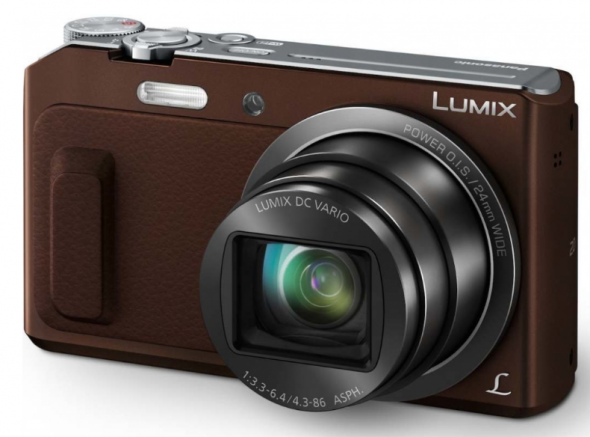 Panasonic Lumix DMC-TZ 57EP-T hnedý vystavený kus - Digitálny fotoaparát