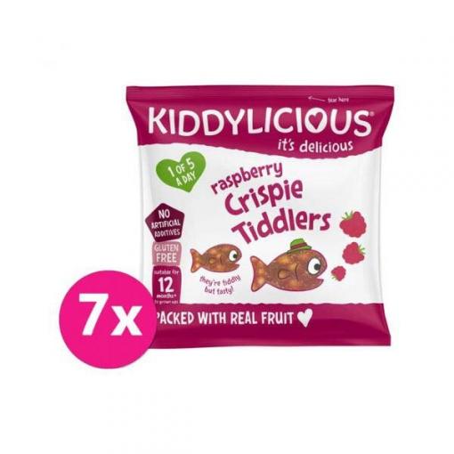 10x KIDDYLICIOUS Chrumkavé malinové rybičky