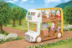 Sylvanian family Sylvanian Families Dvojposchodový škôlkový autobus