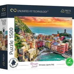 Trefl Trefl Prime puzzle 1500 UFT - Romantický západ slnka: Vernazza, Ligurie, Taliansko