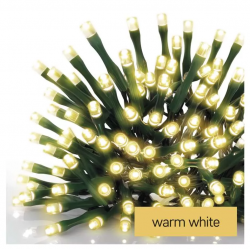 Emos LED vianočná reťaz 12m teplá biela, časovač