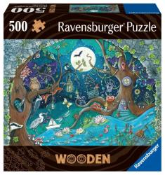 Ravensburger Drevené puzzle Kúzelný les  500 dielikov
