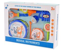 MIKRO -  Sada hudobných nástrojov 7ks s paličkami v krabičke