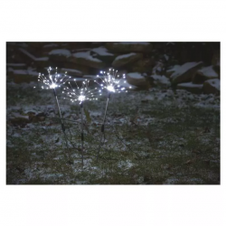 Emos LED dekorácia – zapichovacie svietiace vetvičky, studená biela, časovač