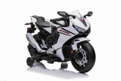 BENEO HONDA CBR 1000RR, Licencované, 12V batéria, Plastové kolesá, 30W motor, LED svetlá, pevný rám,