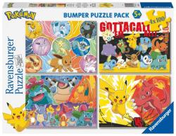 Ravensburger Pokémon 4x100 dielikov