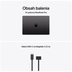 Apple MacBook Pro 14" Apple M5 10C CPU 10C GPU 24GB 1TB Kozmický čierny SK