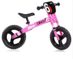 DINO Bikes DINO Bikes - Detské odrážadlo 12" ružové vystavený kus