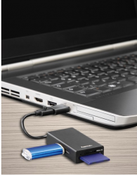 Hama USB 2.0 OTG Hub/čítačka kariet pre smartfón/tablet