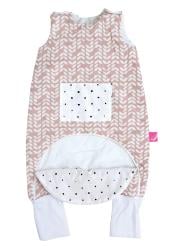 MOTHERHOOD Vak spací s nohavicami a vreckom Pink Classics 1-1,5r 2 tog