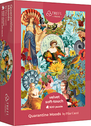 Trefl Trefl Velvet Soft-Touch puzzle 500 UFT - Pilar Cucci: Karanténne nálady