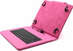 C-Tech 9.7-10.1" puzdro s klávesnicou ružové