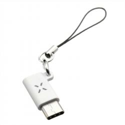 FIXED Link Redukcia microUSB na USB-C biela