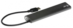 i-Tec Metal USB 3.0 Hub 7-Port so sieťovým zdrojom