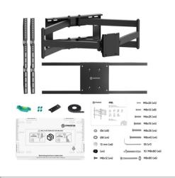 Onkron M8L Robustný profesionálny držiak TV 42" - 110"