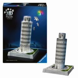 Ravensburger Iconics: Šikmá veža v Pise (Nočná edícia)