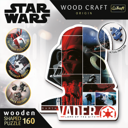 Trefl Trefl Drevené puzzle 160 dielikov - Darth Vader / Lucasfilm Star Wars